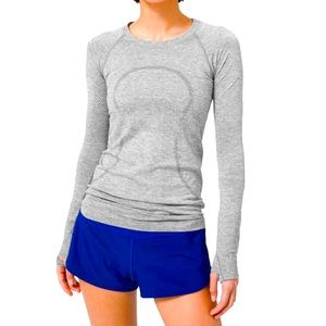 Lululemon 2.0 Gray Long Sleeve Swiftly Tech